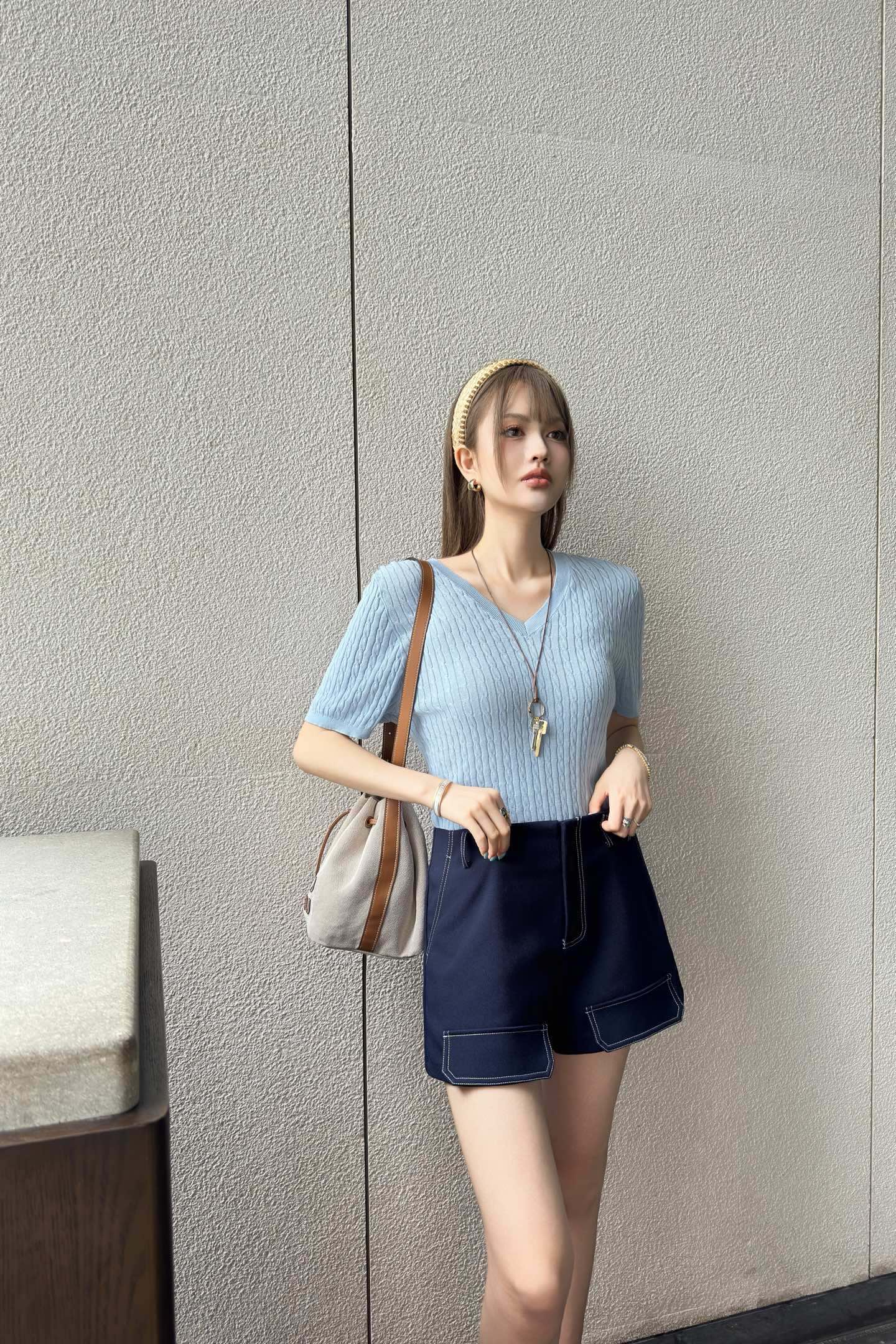 M*u Pocket A-line shorts