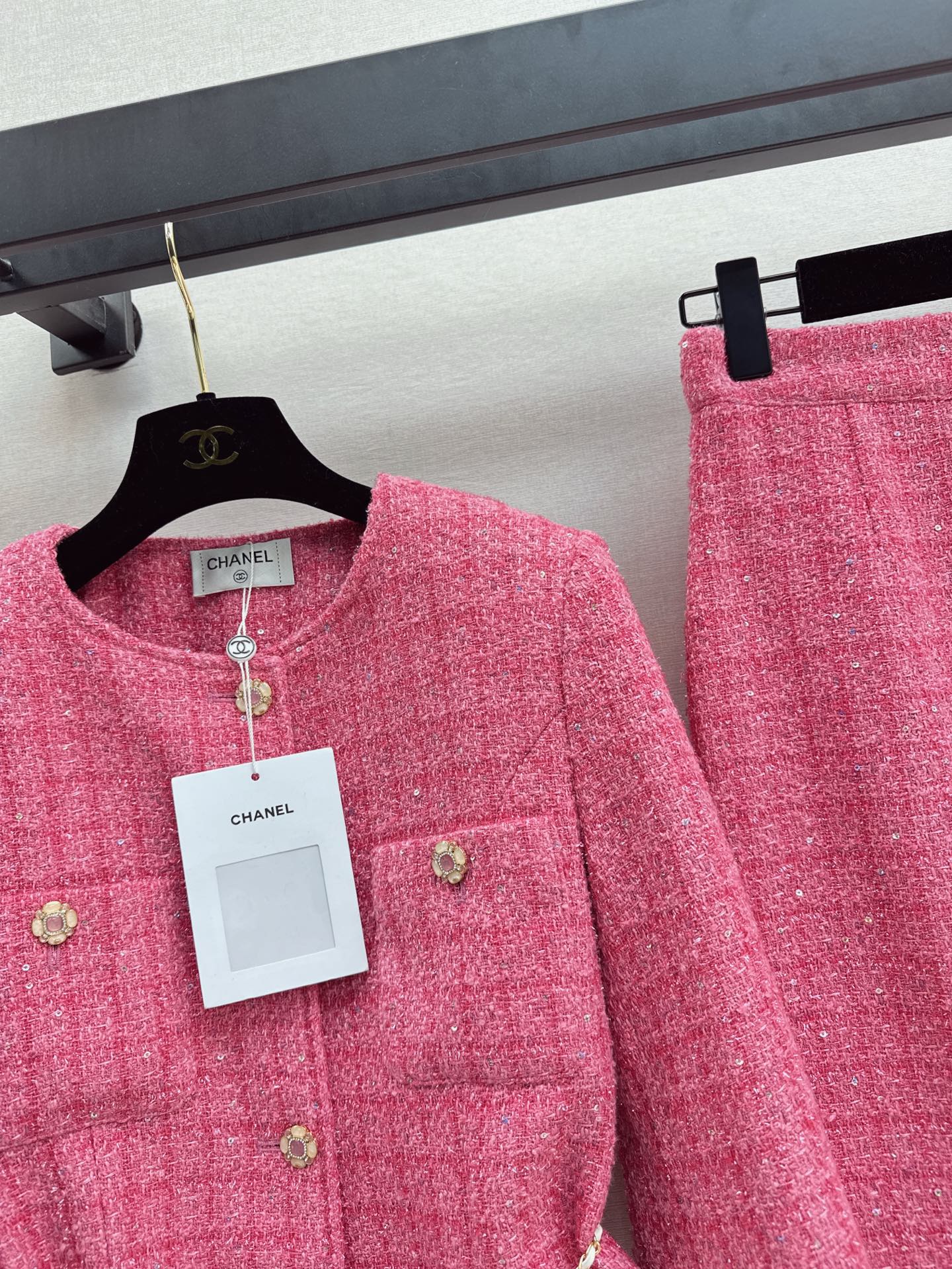 C*nel Pocket Jacket + Skirt suit