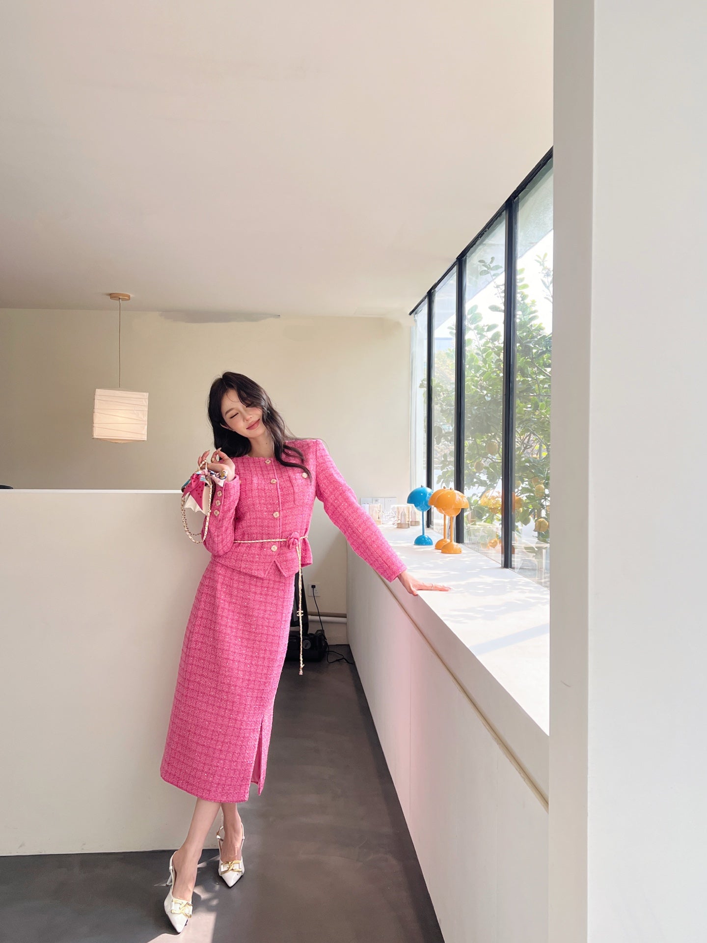 C*nel Pocket Jacket + Skirt suit