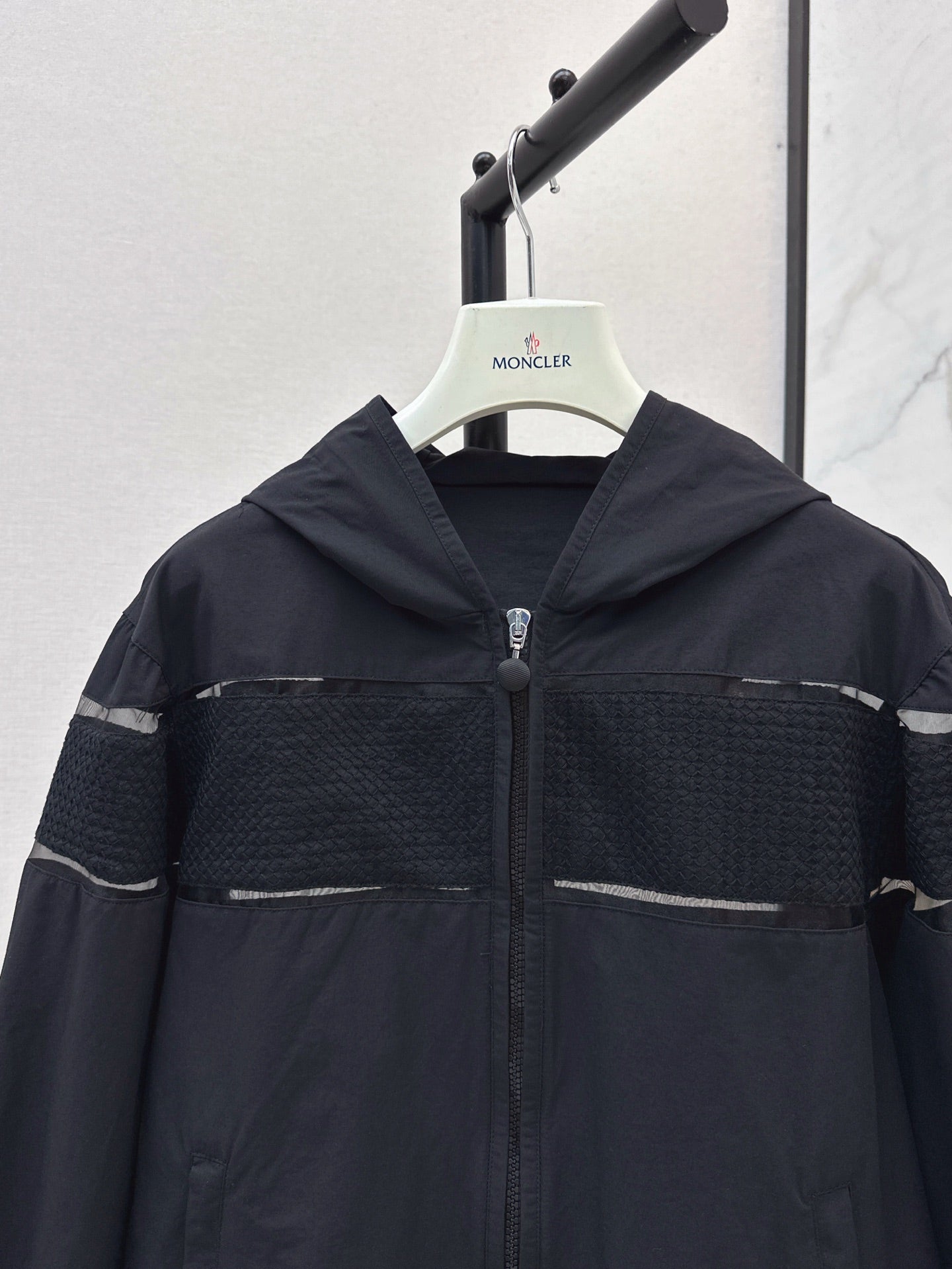 Monc* 25ss Embroidered Hooded Jacket