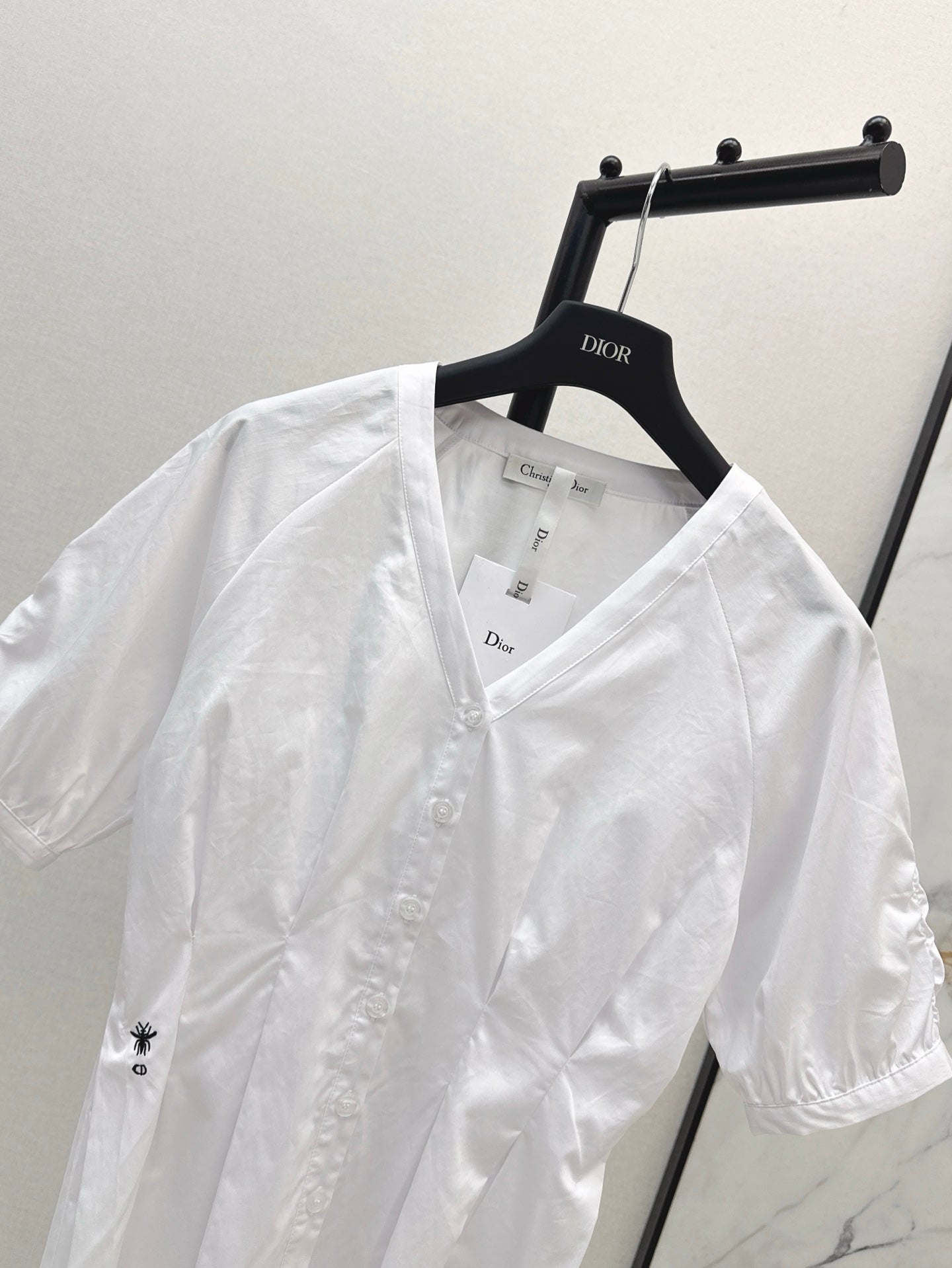 D*r 25ss embroidered cotton shirt