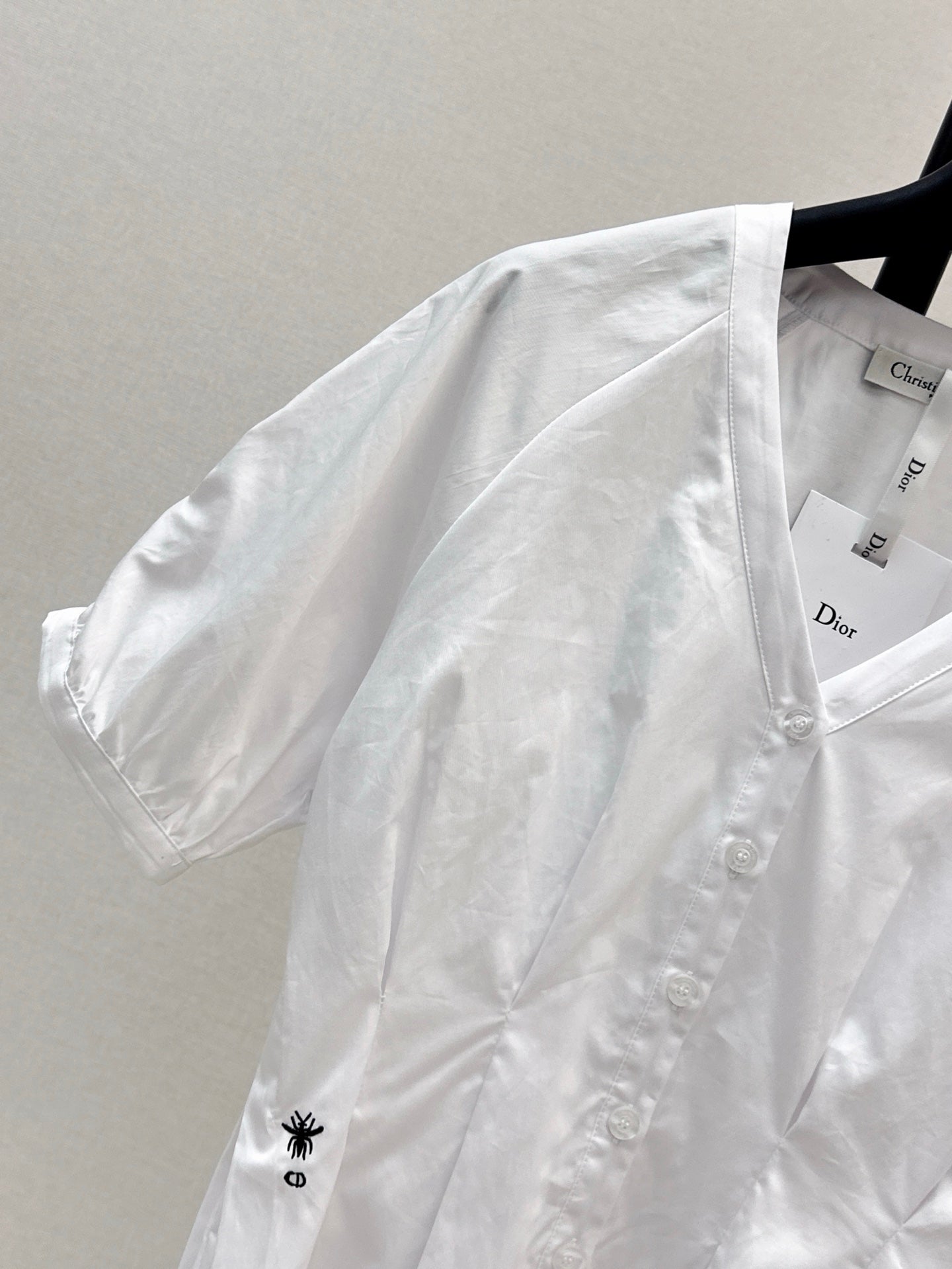 D*r 25ss embroidered cotton shirt