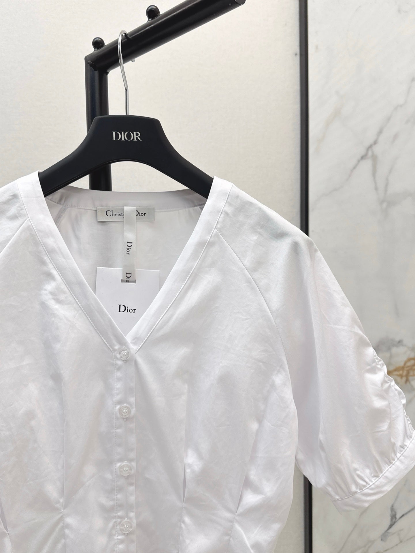 D*r 25ss embroidered cotton shirt