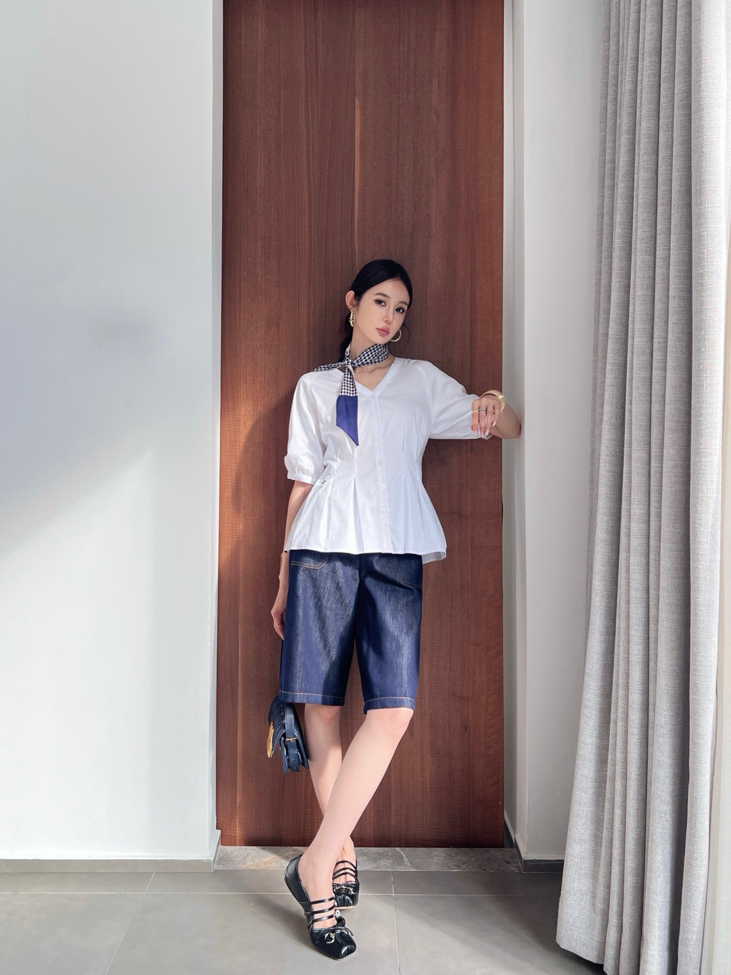 D*r 25ss embroidered cotton shirt