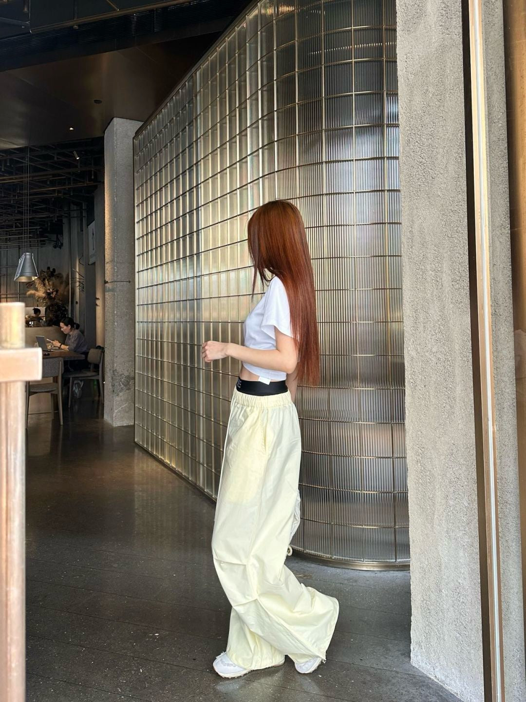MMargi* 25ss cotton wide-leg cargo pants