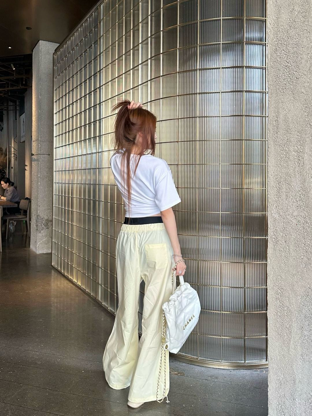 MMargi* 25ss cotton wide-leg cargo pants