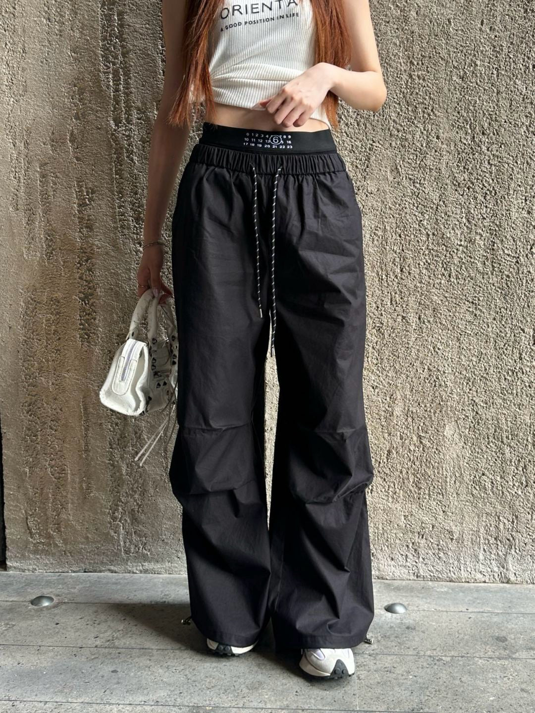 MMargi* 25ss cotton wide-leg cargo pants