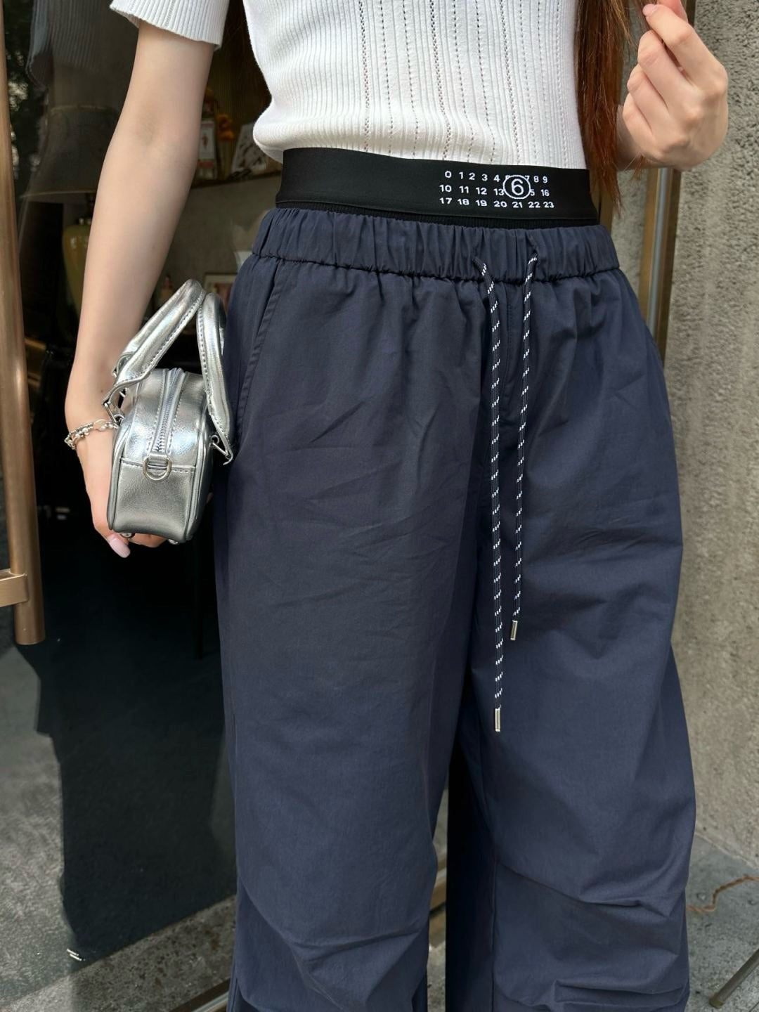 MMargi* 25ss cotton wide-leg cargo pants