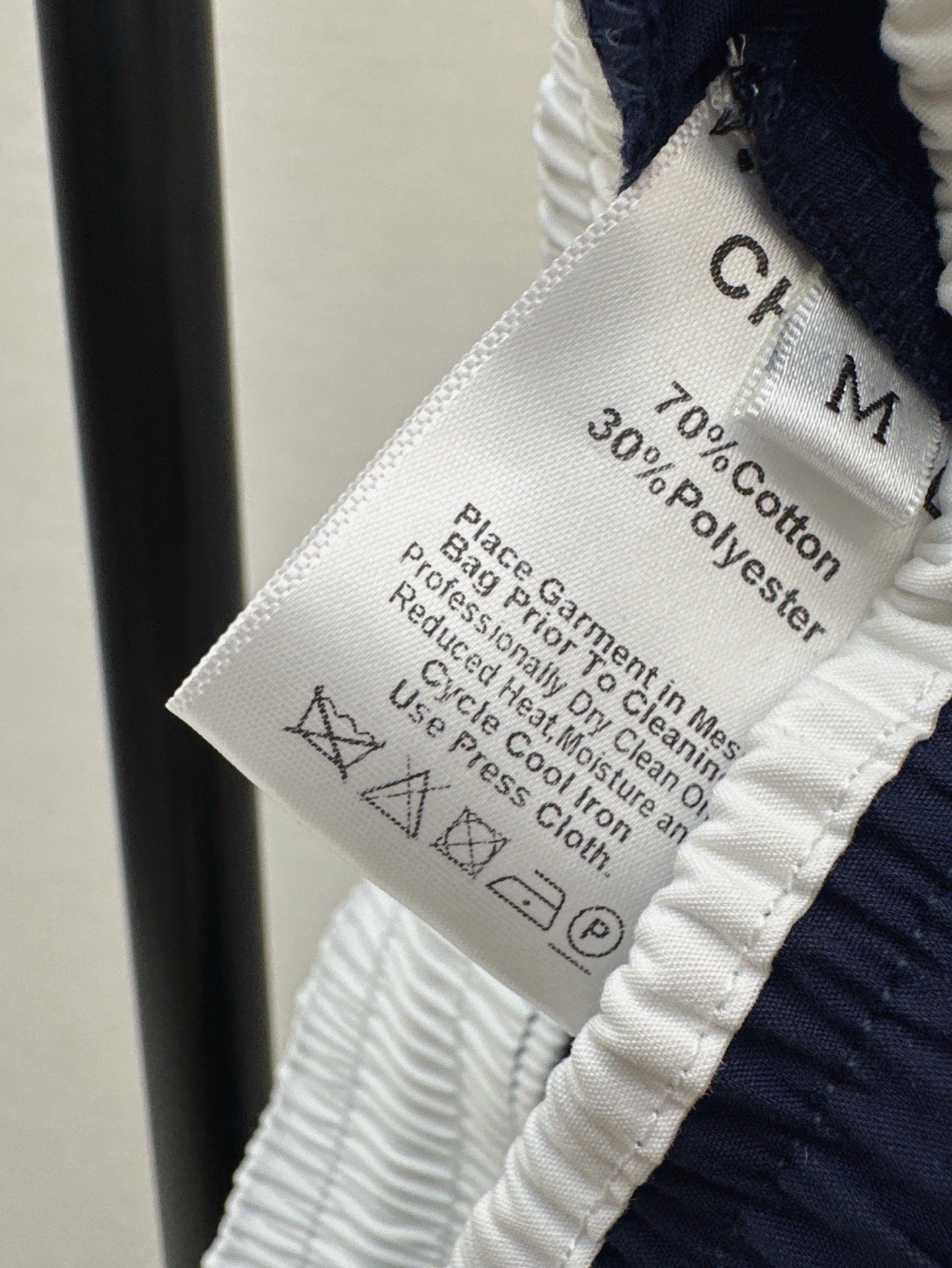 C*nel 25ss cotton wide-leg cargo pants