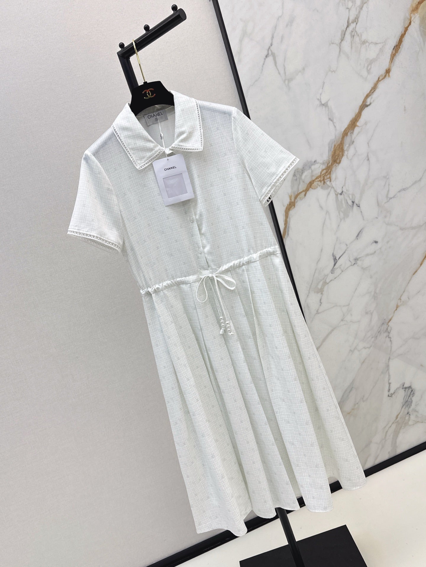 C*nel 25ss jacquard flared dress