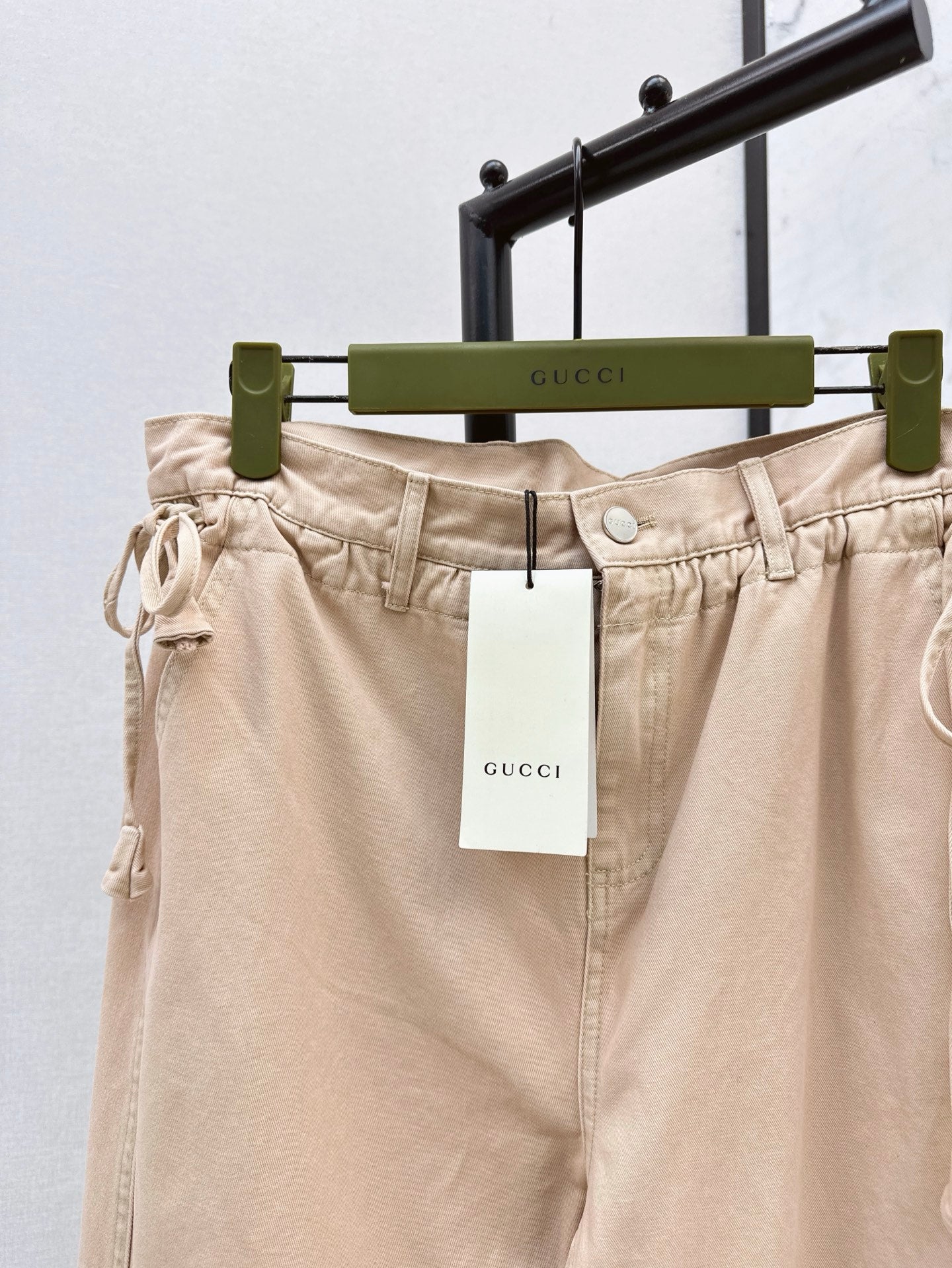Gu* 25ss wide leg pants with tie sides