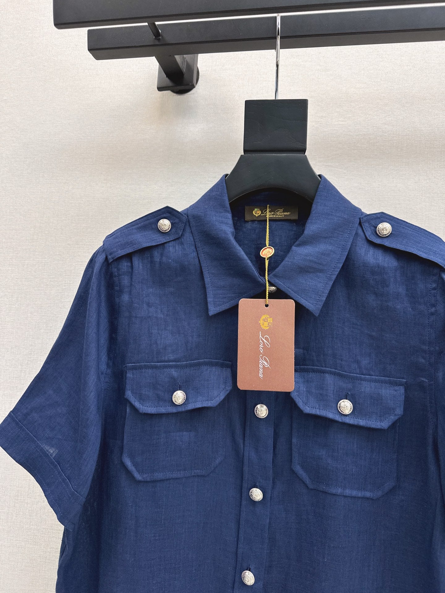 Lor*P 25ss workwear style linen shirt suit