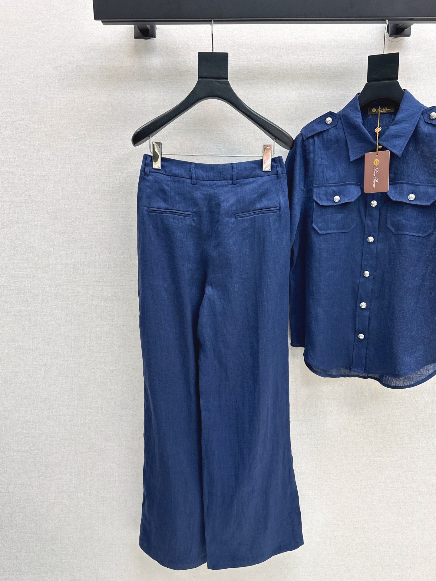 Lor*P 25ss workwear style linen shirt suit