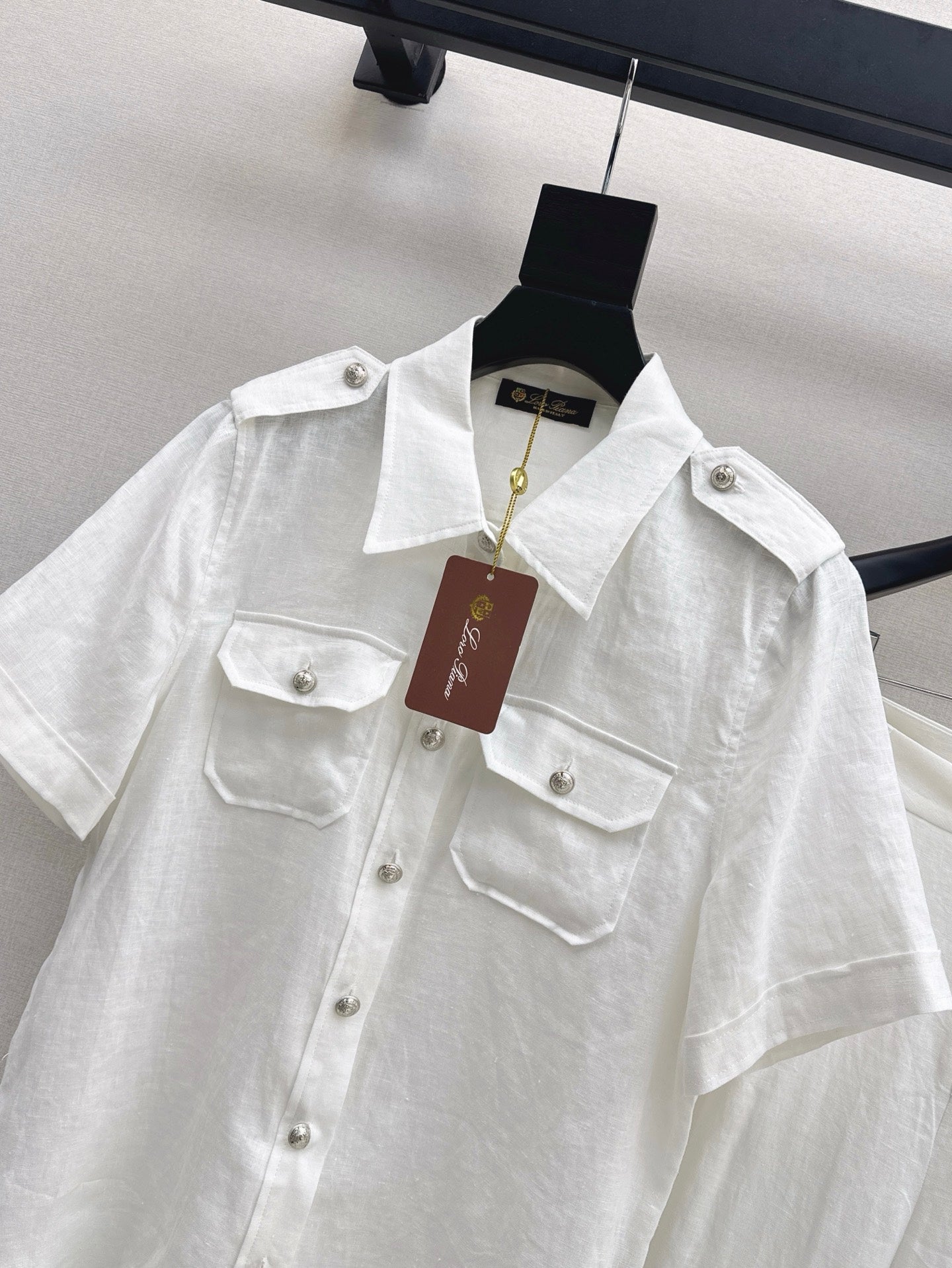 Lor*P 25ss workwear style linen shirt suit