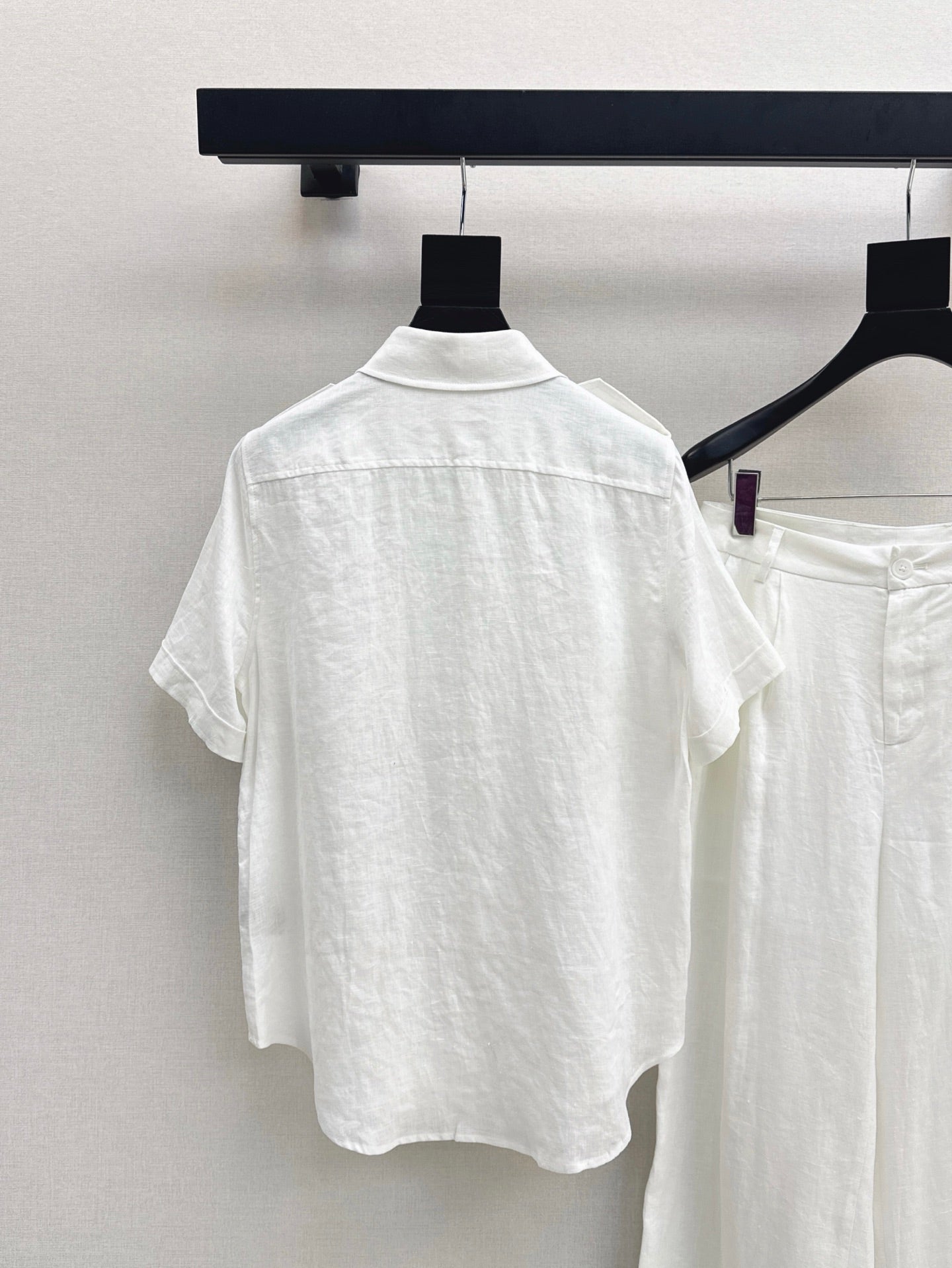 Lor*P 25ss workwear style linen shirt suit