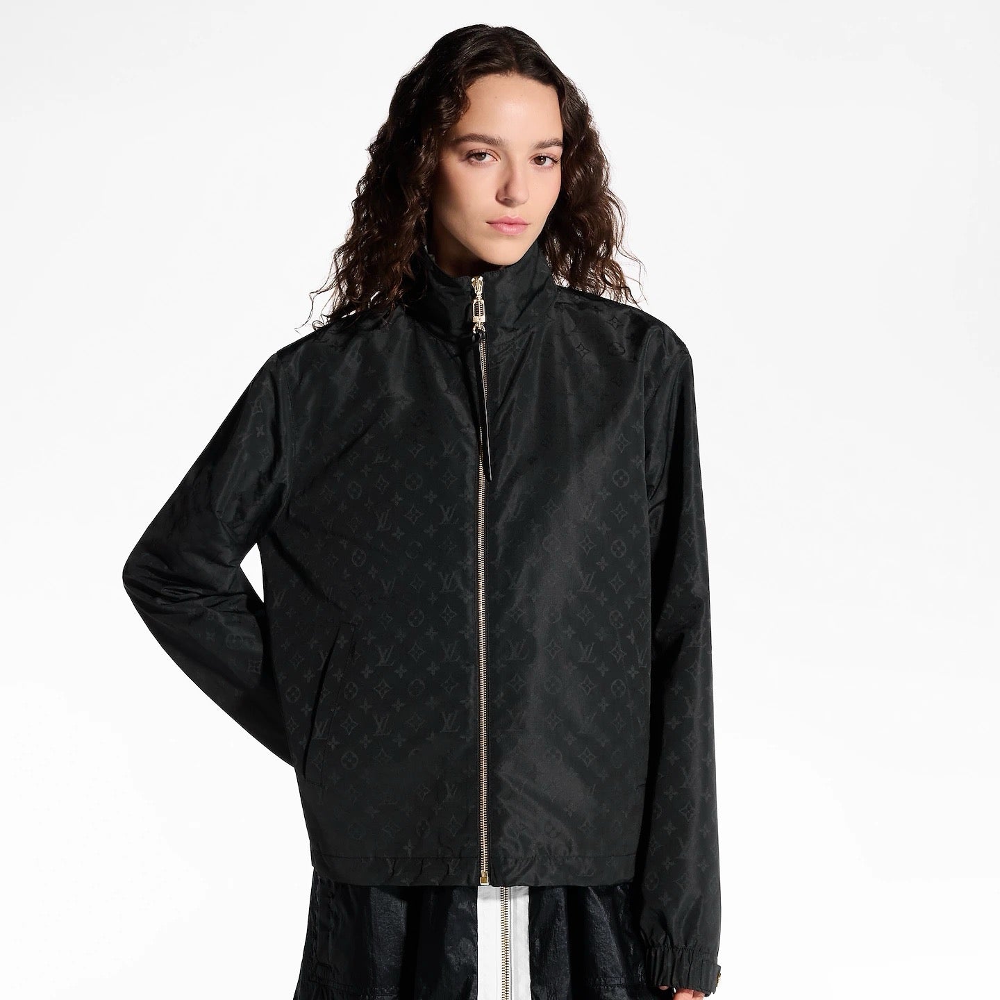 Loui* 25ss monogram jacquard jacket
