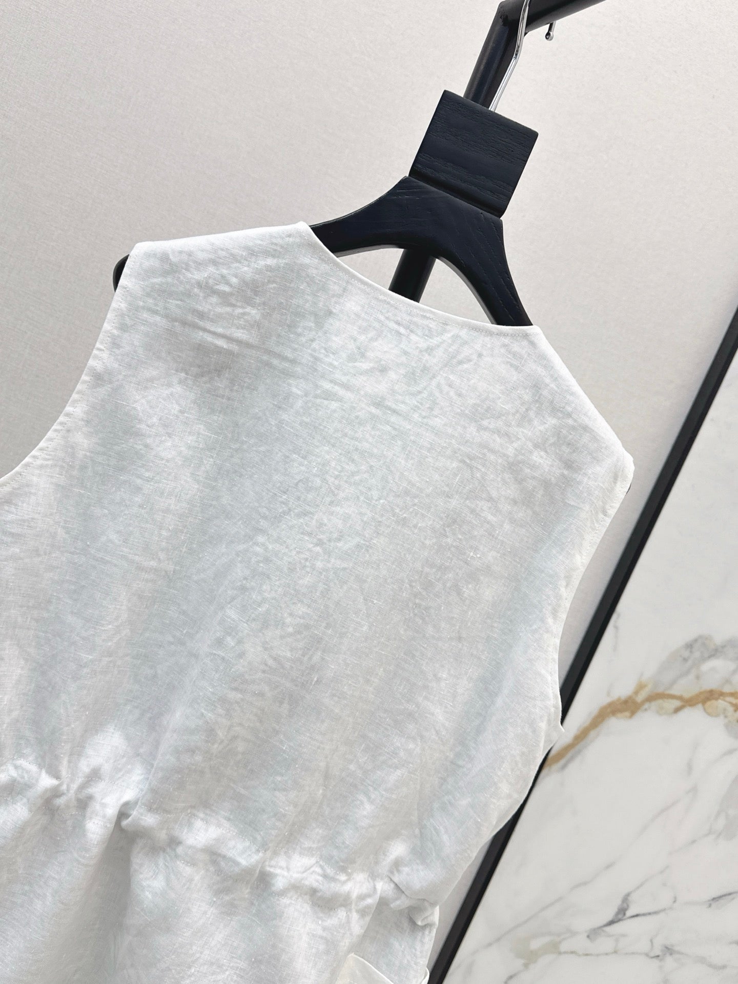 Lor*P 25ss linen vest jacket