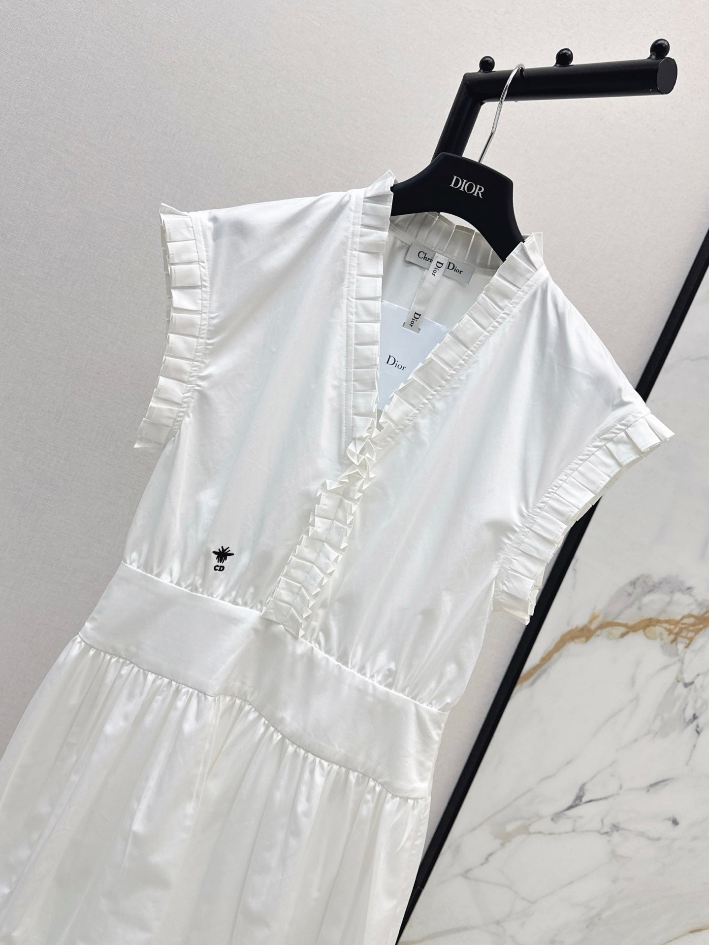 D*r 25ss ruffle pleated dress