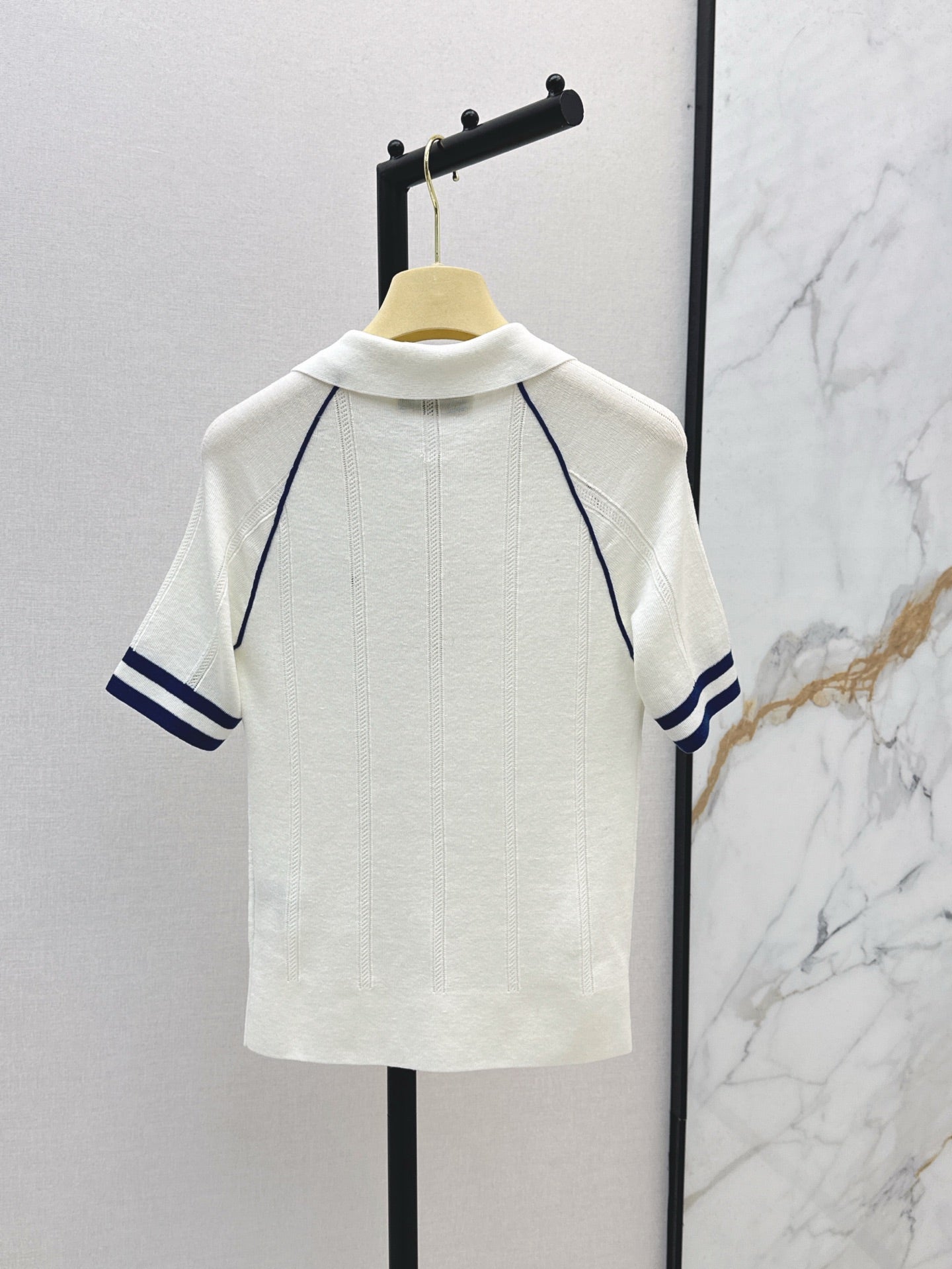 M*u 25ss knit polo shirt