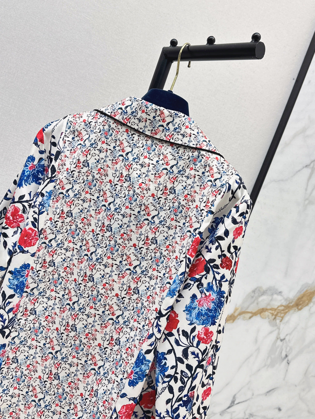 Loui* floral vine pajama shirt