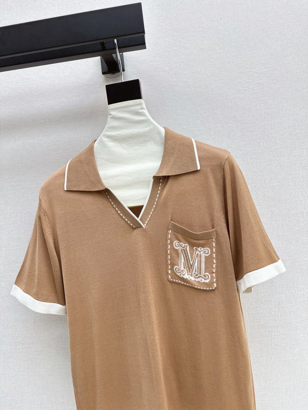 MaxM* knitted polo shirt