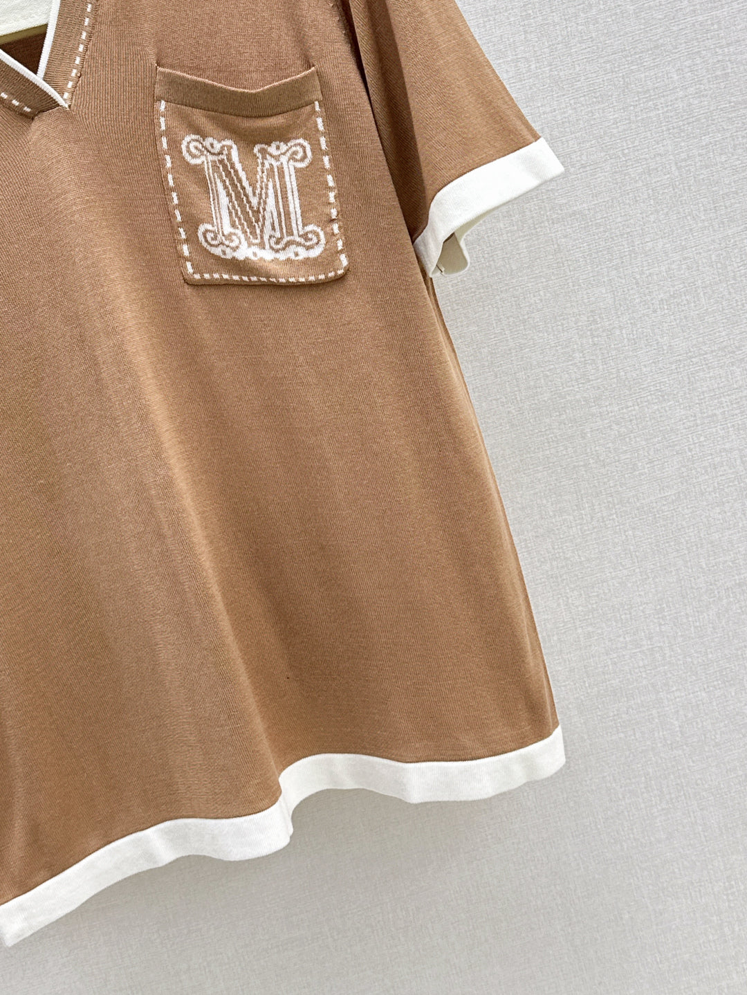 MaxM* knitted polo shirt