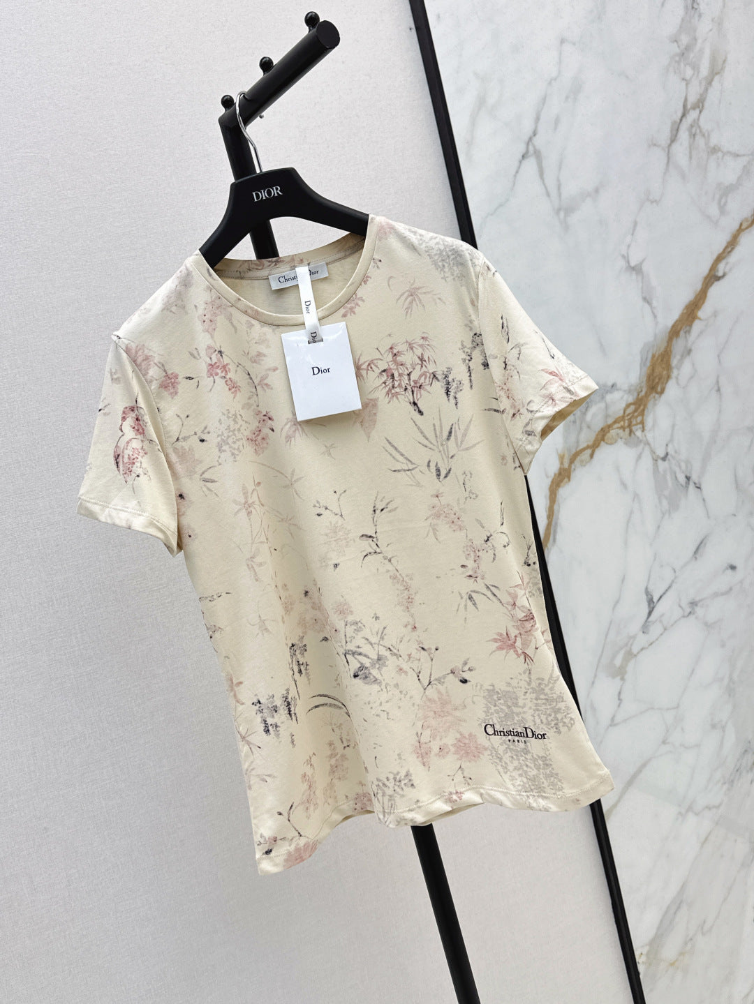 D*r 25ss logo embroidered T-shirt