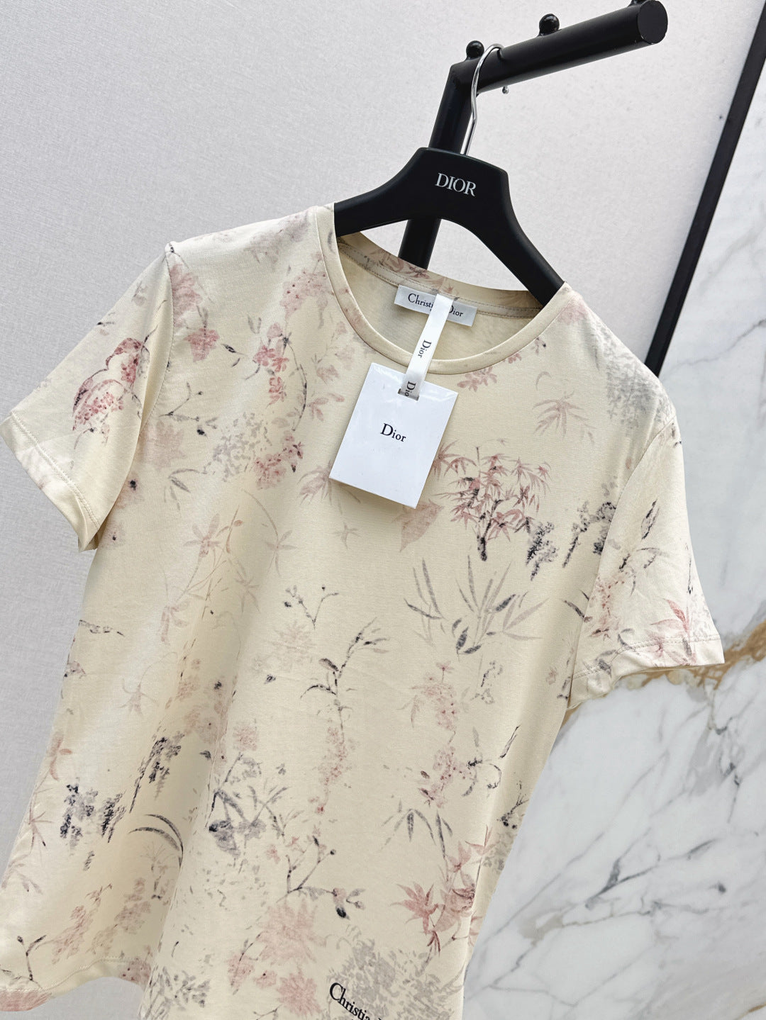 D*r 25ss logo embroidered T-shirt