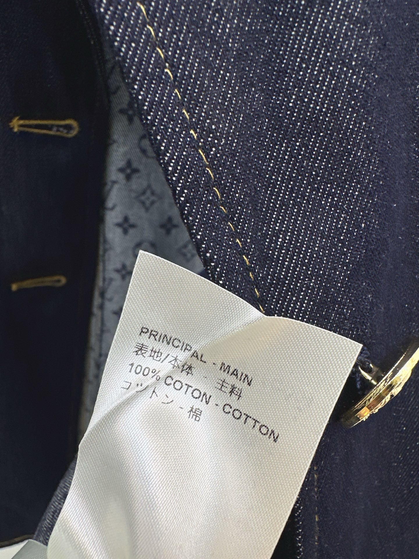 Loui* 25fw denim preppy blazer