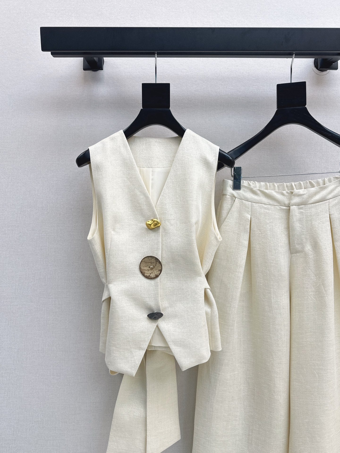 Lor*P 25ss linen vest and pants set