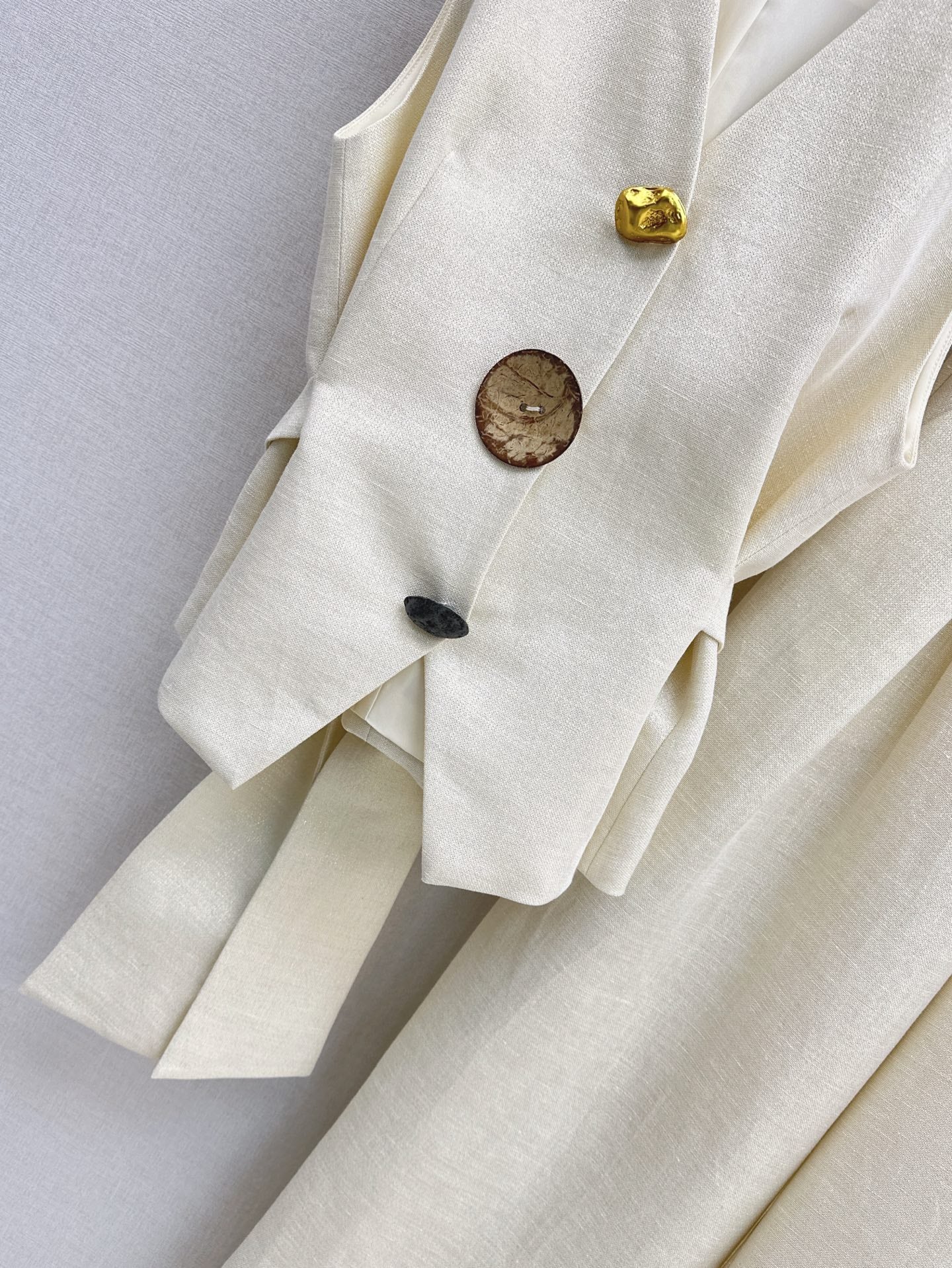 Lor*P 25ss linen vest and pants set