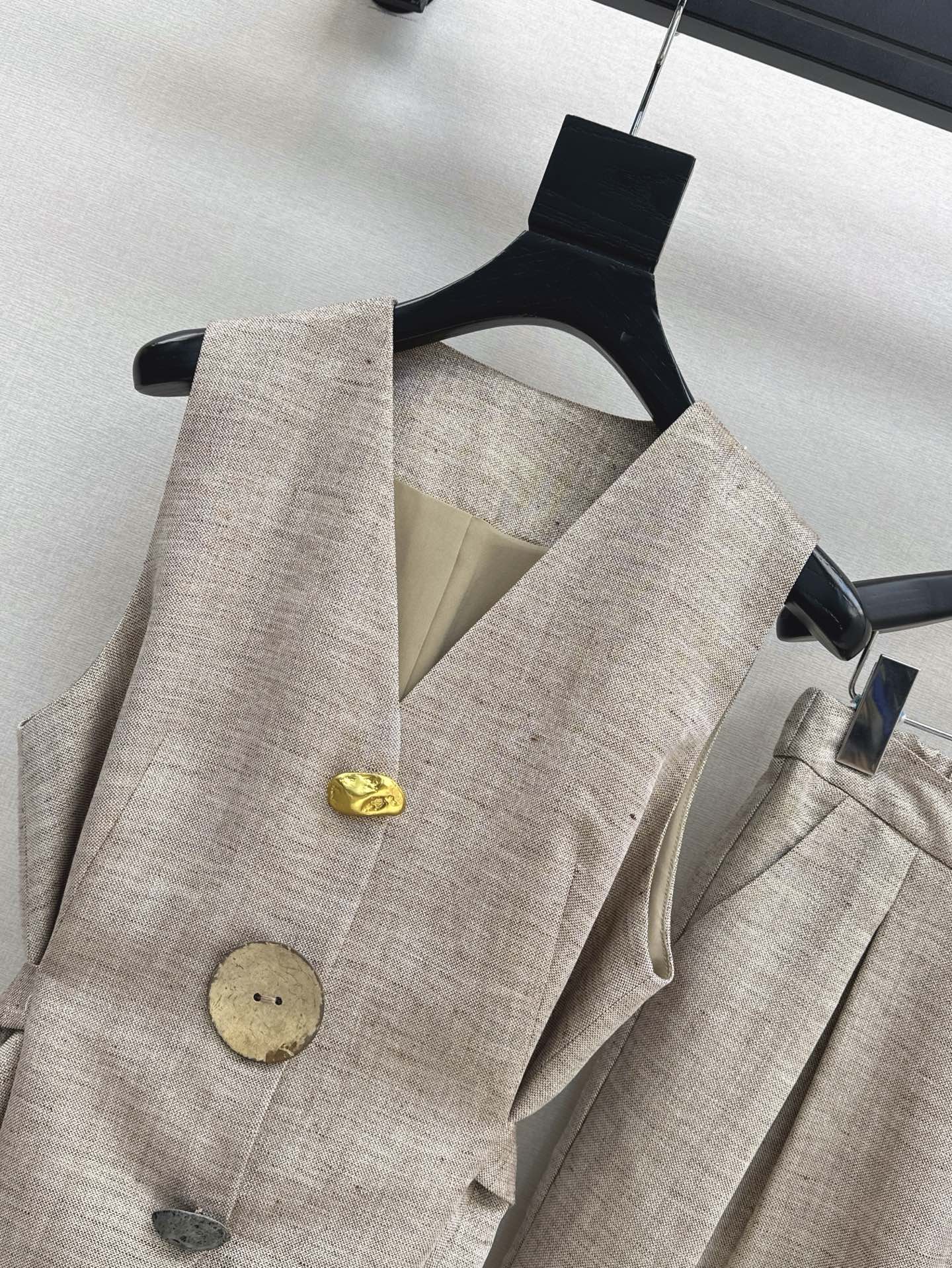 Lor*P 25ss linen vest and pants set