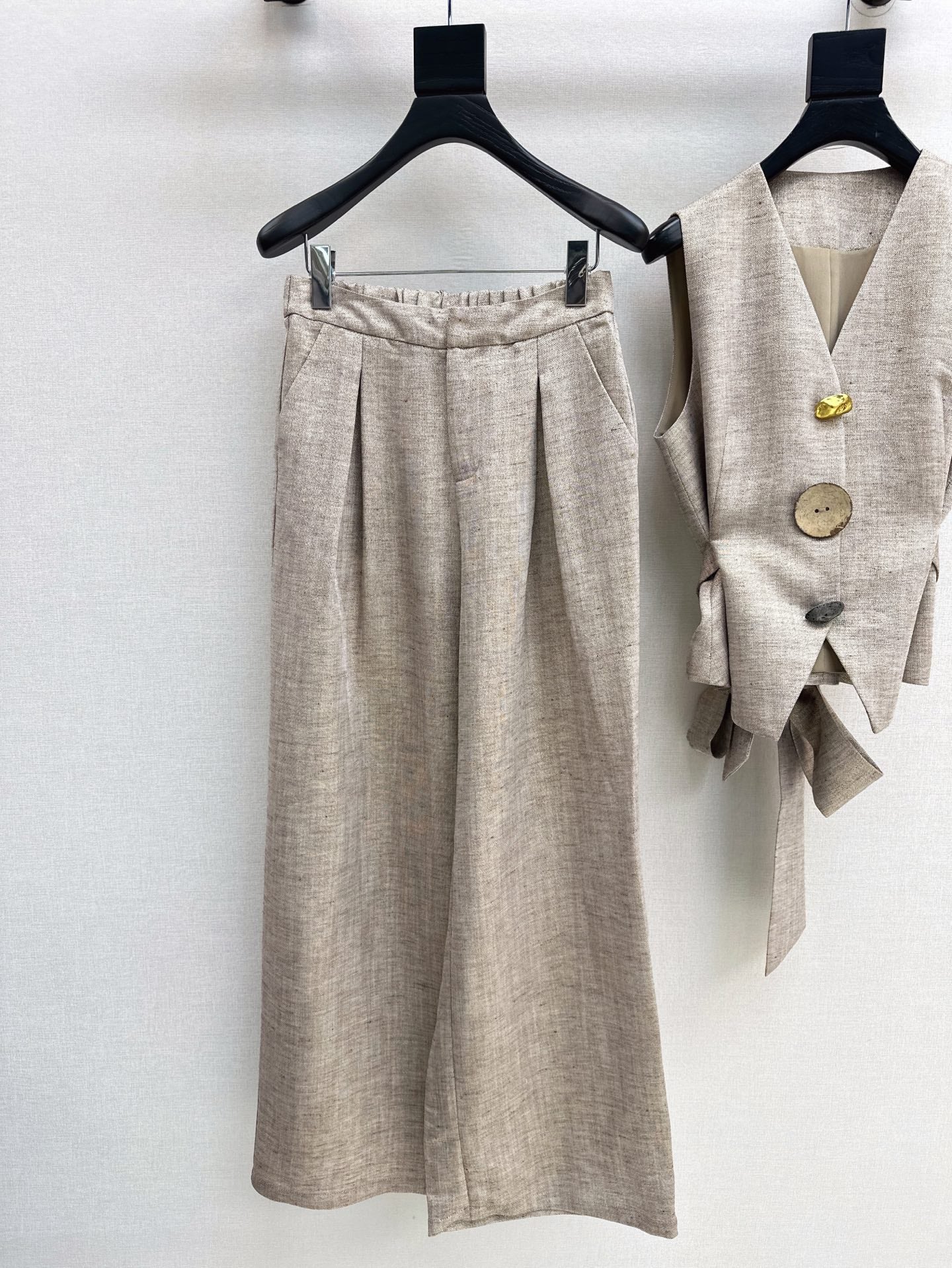 Lor*P 25ss linen vest and pants set
