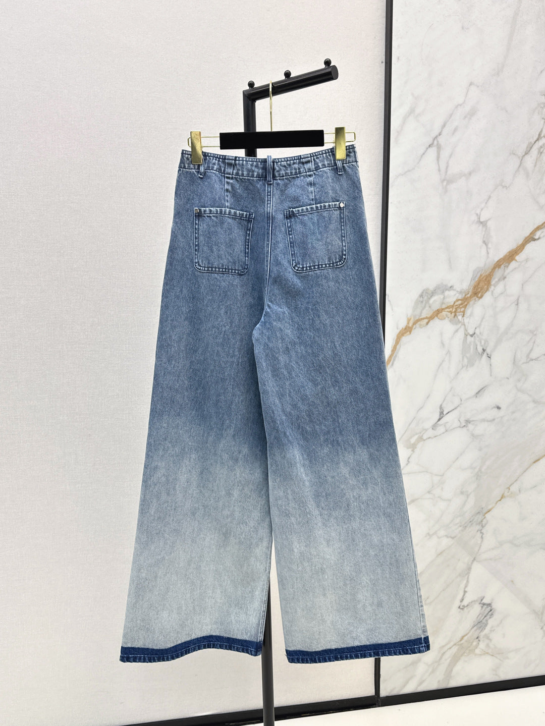 C*nel 25ss floral printed pocket flared jeans