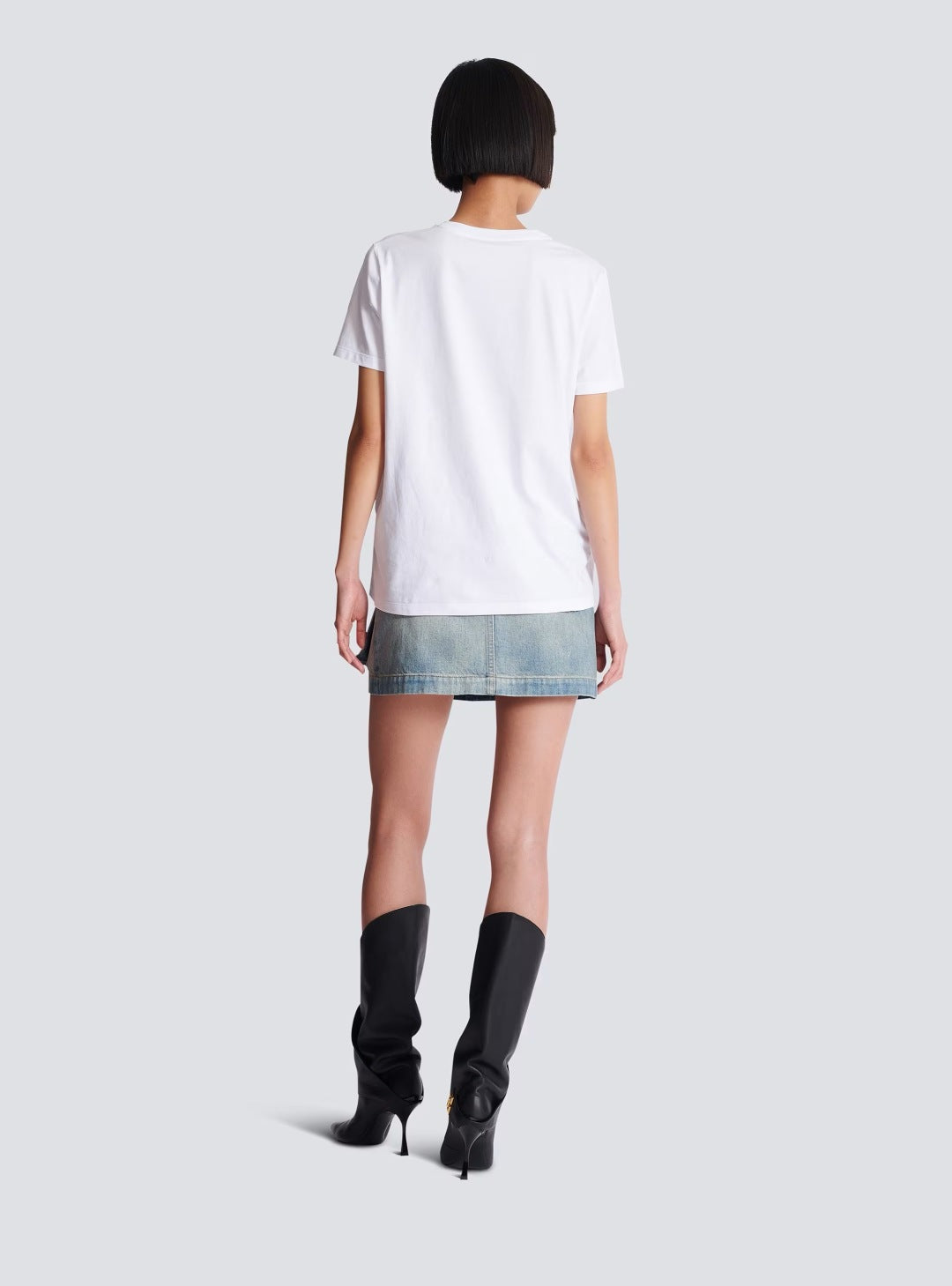 Balm* 25ss chain printed cotton t-shirt