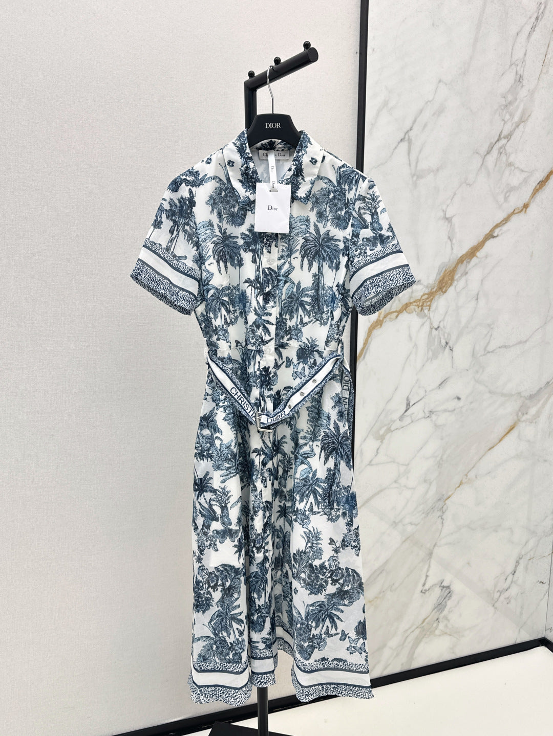 D*r 25ss mid-length bleted shirtdress