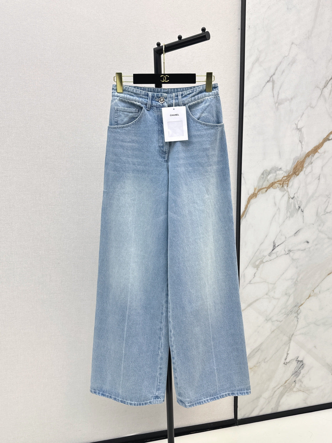 C*nel 25ss sequins embroidered jeans