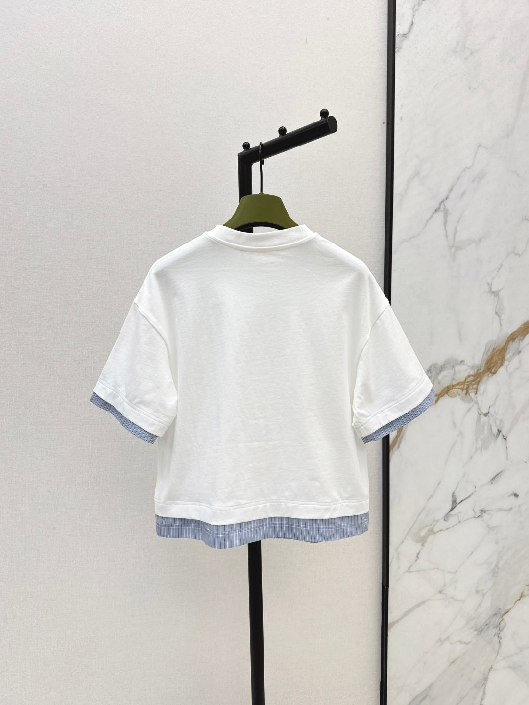 Gu* 25ss embroidered jersey t-shirt