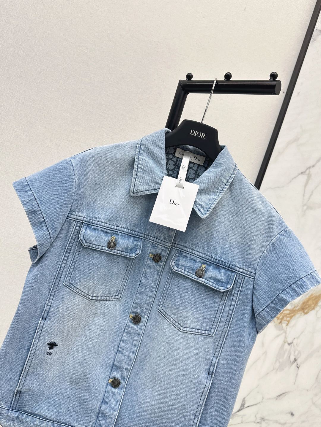 D*r 25ss oblique interior denim vest