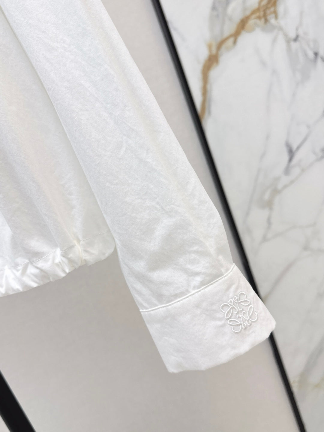 Loe* 25ss cotton ballon shirt and wrap skirt set