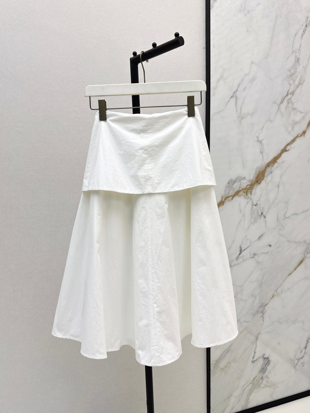 Loe* 25ss cotton ballon shirt and wrap skirt set