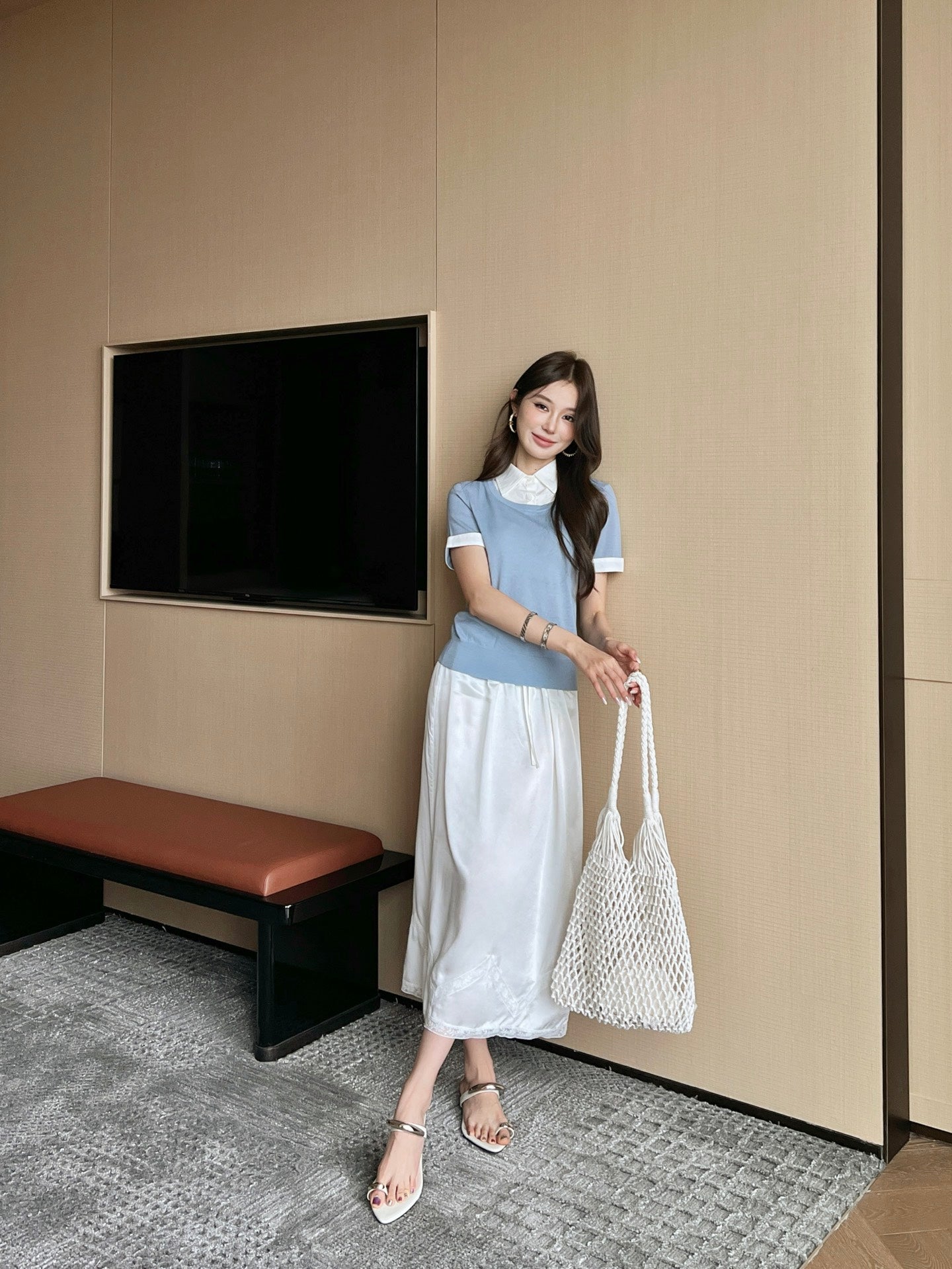 Pra* 25ss knit top