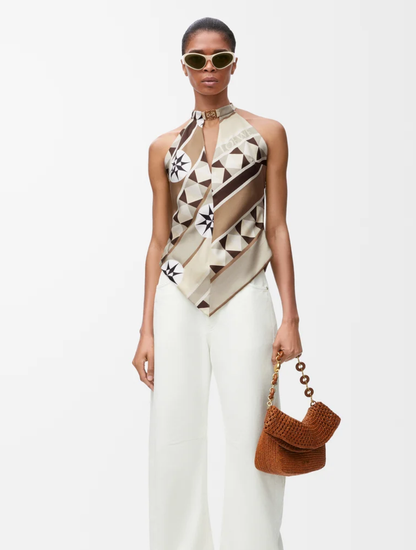 Loe* 25ss halterneck top
