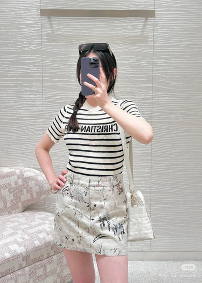 D*r 25ss denim miniskirt