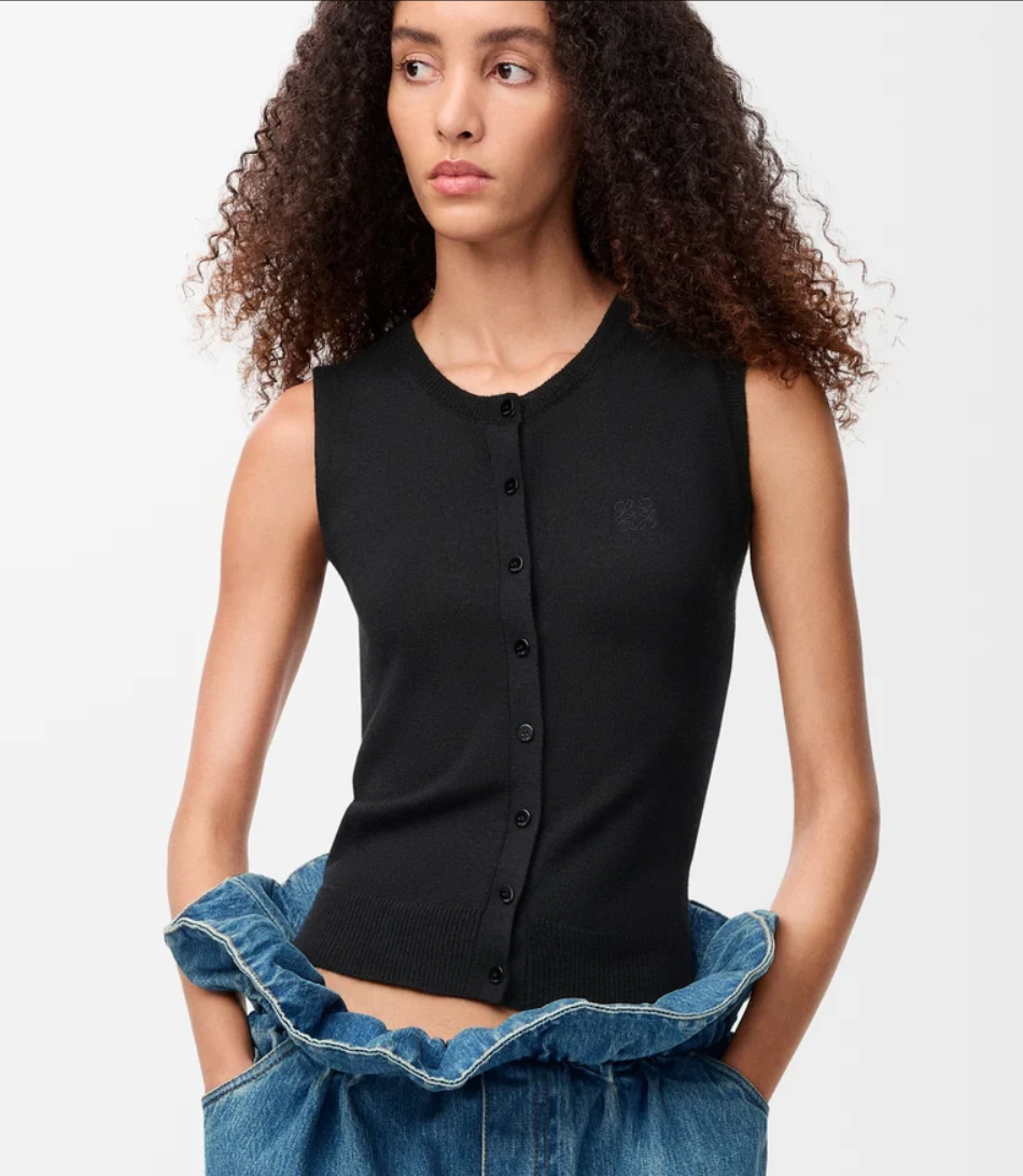 Loe* 25ss knit vest