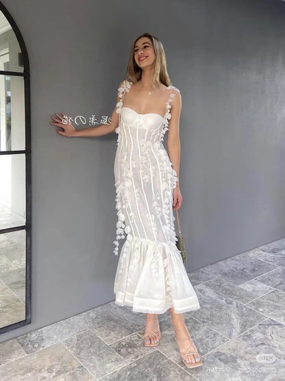 Zim* 25ss petal cami dress