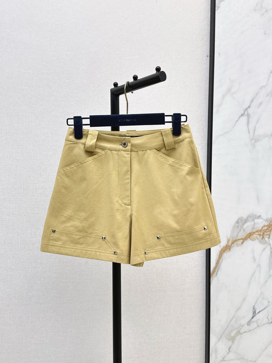 Loui* Canvas cotton shorts