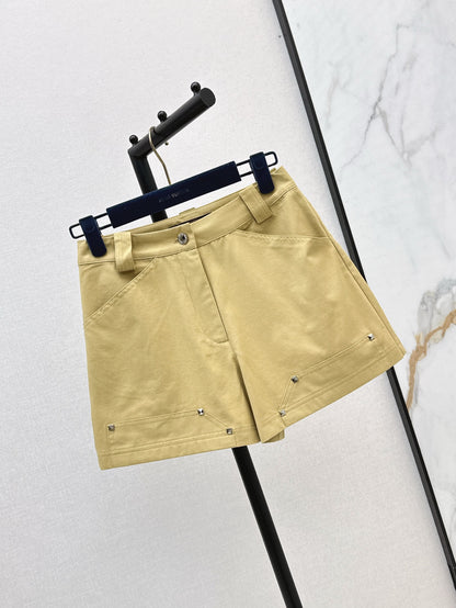 Loui* Canvas cotton shorts