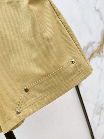 Loui* Canvas cotton shorts