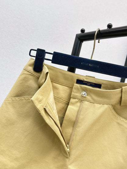 Loui* Canvas cotton shorts